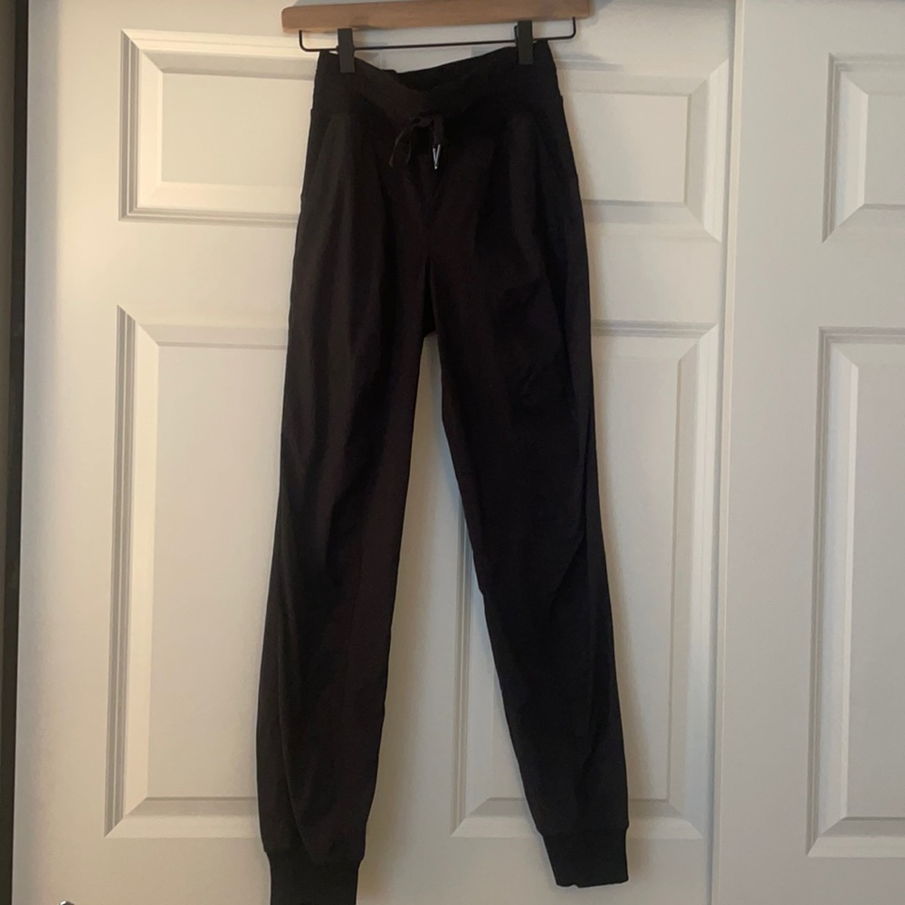 dance studio lined mid-rise jogger full length